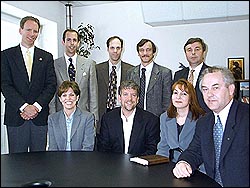 2003 г. Встреча директора ИМЭБ РУДН, профессора Гусакова Н.П. с преподавателями Университета Северного Кентукки (США)